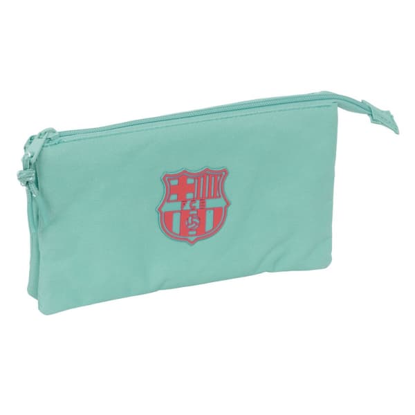 Trippelbag F.C. Barcelona Grønn 22 x 12 x 3 cm