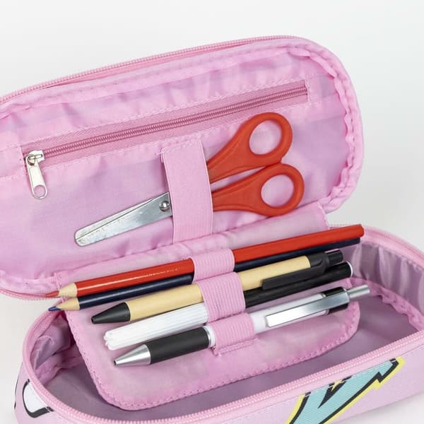 Penalhus Minnie Mouse Fuchsia 8,5 x 5 x 22,5 cm