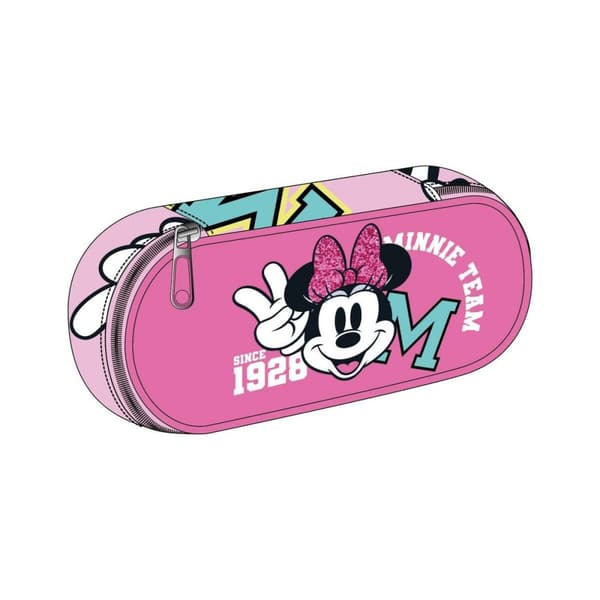 Penalhus Minnie Mouse Fuchsia 8,5 x 5 x 22,5 cm