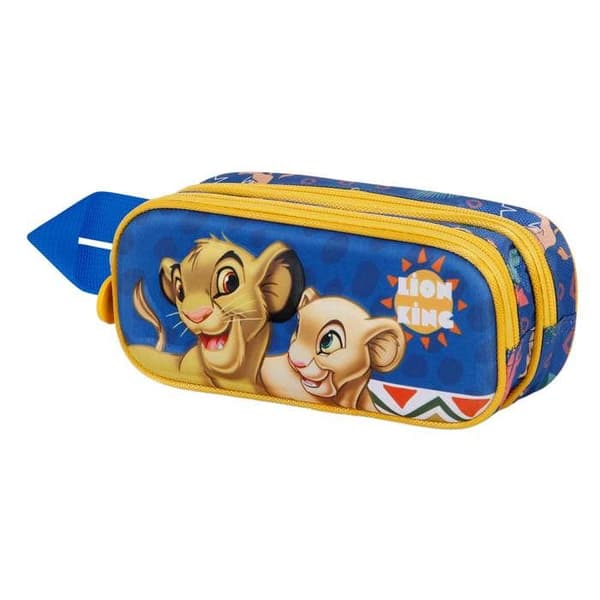 Lejonkungen Nala 3D Dubbel Pennfodral, One Size Blå