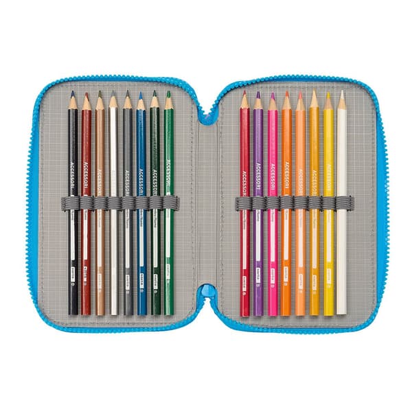Safta Stitch Hawaii Triple Filled Pennfodral 36 Enheter Flerfärgad  Man