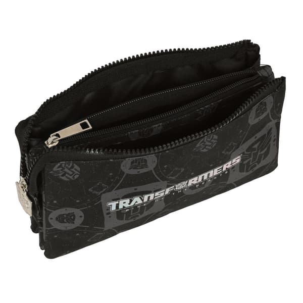 Tredubbel Carry-all Transformers Svart 22 x 12 x 3 cm