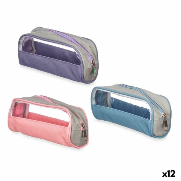 Skolväska Pincello 444 Blå Transparent 23 x 5,5 x 8 cm (12 antal)