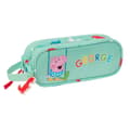 Miniatyrbild 1 av 3: Dubbel bär-allt Peppa Pig George Mint 21 x 8 x 6 cm