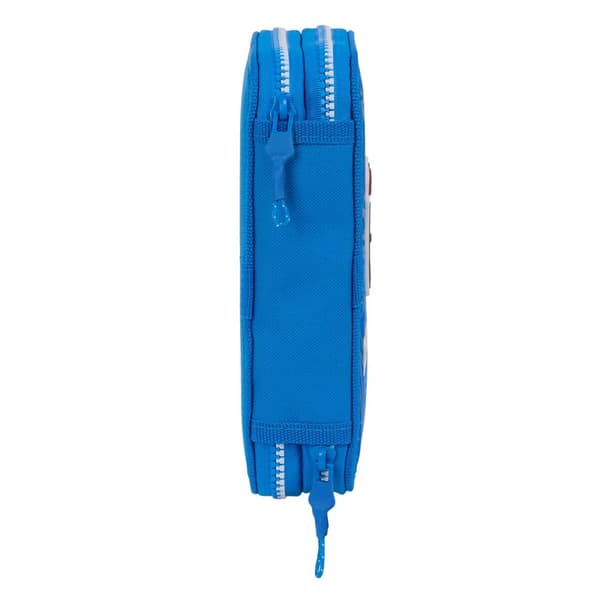 Dubbelt pennfodral R. C. Deportivo de La Coruña Blå 12.5 x 19.5 x 4 cm (28 Delar)