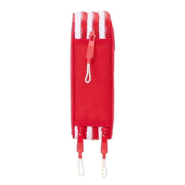 Trippel pennfodral Sevilla Fútbol Club Röd 12,5 x 19,5 x 5,5 cm 36 Delar