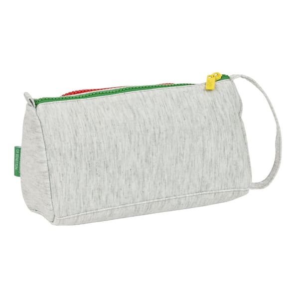 Penalhus med Tilbehør Benetton Pop Grå 20 x 11 x 8.5 cm (32 Dele)