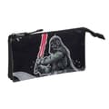 Miniatyrbillede 1 af 3: Dobbelt carry-all Star Wars The fighter Sort 22 x 12 x 3 cm