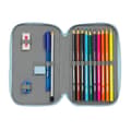 Miniatyrbillede 5 af 5: Dobbelt penalhus Glow Lab Cisnes Blå 12.5 x 19.5 x 4 cm (28 Dele)