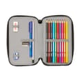 Miniatyrbillede 3 af 5: Dobbelt penalhus Paul Frank Join the fun Sort 12.5 x 19.5 x 4 cm (28 Dele)
