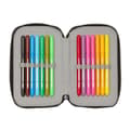 Miniatyrbillede 4 af 5: Dobbelt penalhus Paul Frank Join the fun Sort 12.5 x 19.5 x 4 cm (28 Dele)