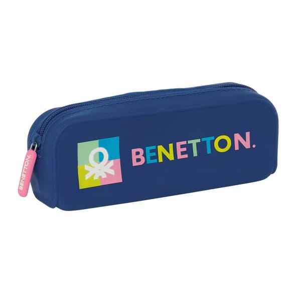 Penalhus Benetton Cool Marineblå 18.5 x 7.5 x 5.5 cm