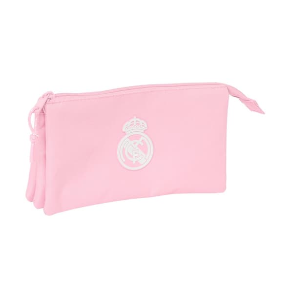 Tredobbelt bæretaske Real Madrid C.F. Pink 22 x 12 x 3 cm