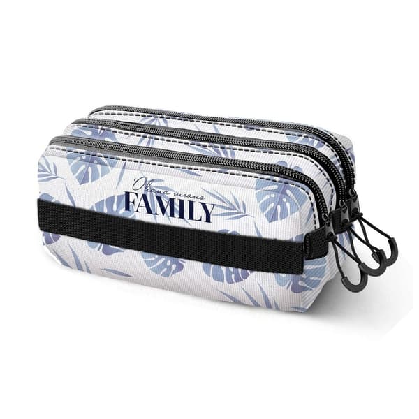 Disney Stitch Couple triple pencil case
