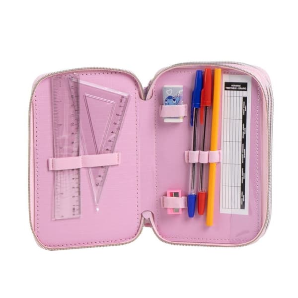 Disney Stitch triple pencil case