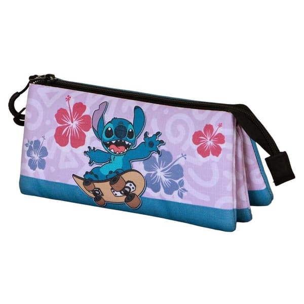 Disney Stitch Skate triple pencil case