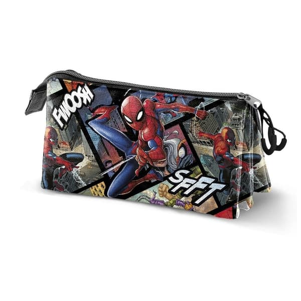 Marvel Spiderman Panels triple pencil case