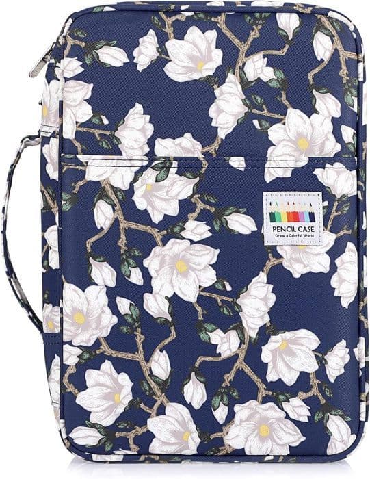 300 pennfodral Pennväska/pennor/märken för skola och kontor med stor kapacitet (Kapok-blomma)