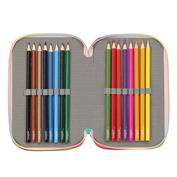 Safta Triple Filling Rainbow High Paradise Penalhus 36 Enheder Rosa Mand