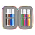 Miniatyrbillede 6 af 6: Safta Triple Filling Rainbow High Paradise Penalhus 36 Enheder Rosa  Mand