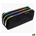 Miniatyrbillede 1 af 2: Penalhus Exacompta Rainbow Sort 22,5 x 8 x 10 cm (6 enheder)