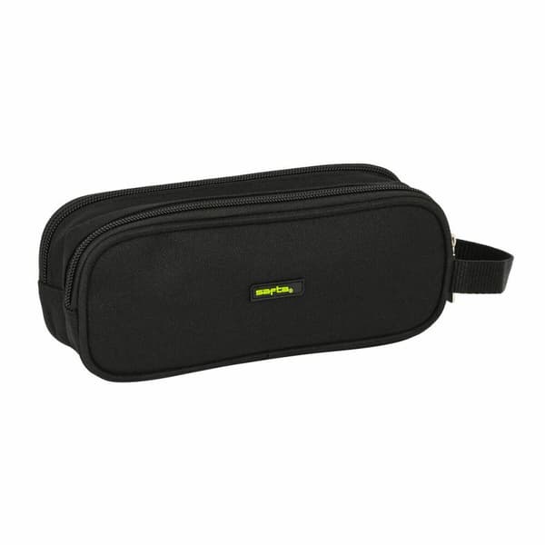 Dobbelt carry-all Safta Surf Sort (21 x 8 x 6 cm)