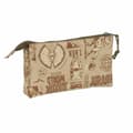 Miniatyrbillede 2 af 2: Tredobbelt bæretaske Jurassic World Beige 22 x 12 x 3 cm