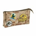 Miniatyrbild 1 av 2: Tredubbel Carry-all Jurassic World Beige 22 x 12 x 3 cm
