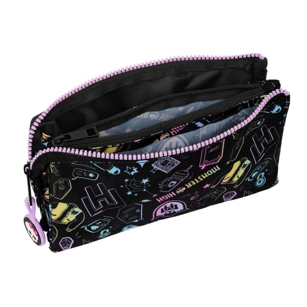 Penalhus Monster High Sort 22 x 12 x 3 cm