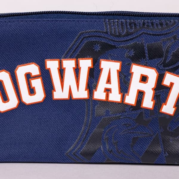 Tredubbel Carry-all Harry Potter Howarts 22,5 x 2 x 11,5 cm Mörkblå