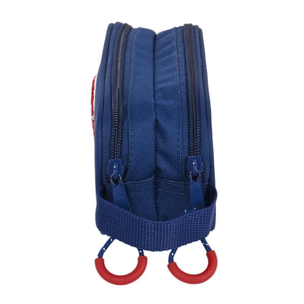 Dobbelt carry-all Safta University Rød Marineblå (21 x 8 x 6 cm)