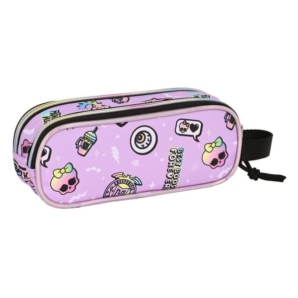 Dobbelt carry-all Monster High Best boos Syren 21 x 8 x 6 cm