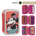 Miniatyrbillede 3 af 4: Tredobbelt Penalhus Minnie Mouse Multifarvet