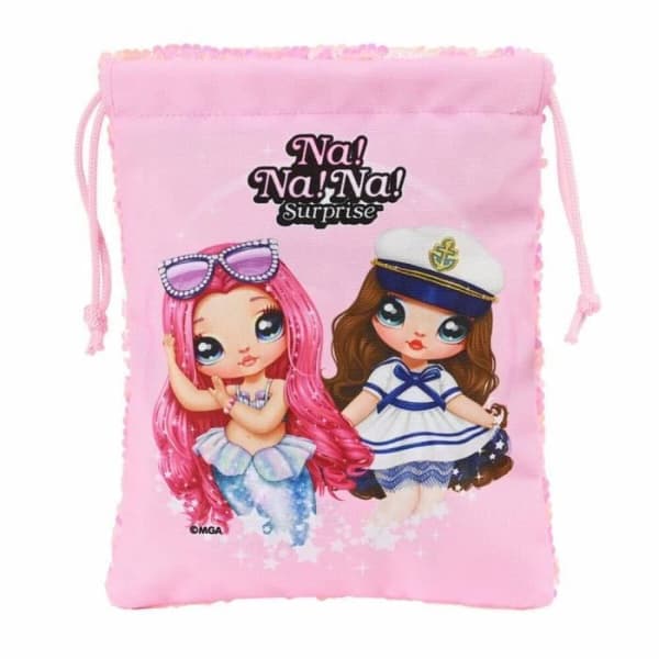 Smakpåse - Na!Na!Na! - Överraskningsglitter - Rosa - Pailletter Polyester - 20 x 25 cm
