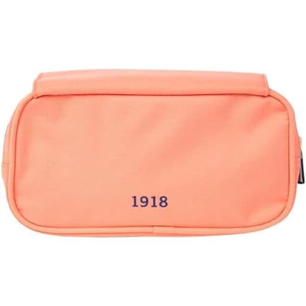 Trousse - MILAN - 1918 - 4 dragkedjor - rosa - stor kapacitet