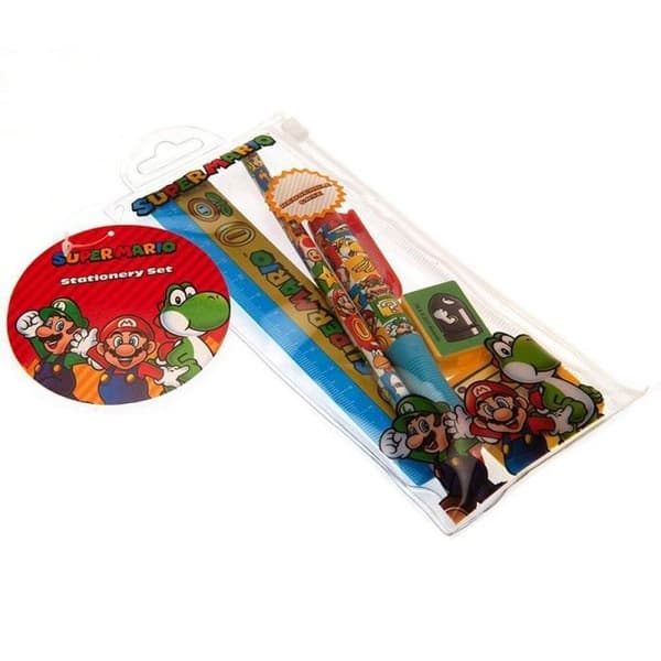 SUPER MARIO - Färgblock - Pappersset