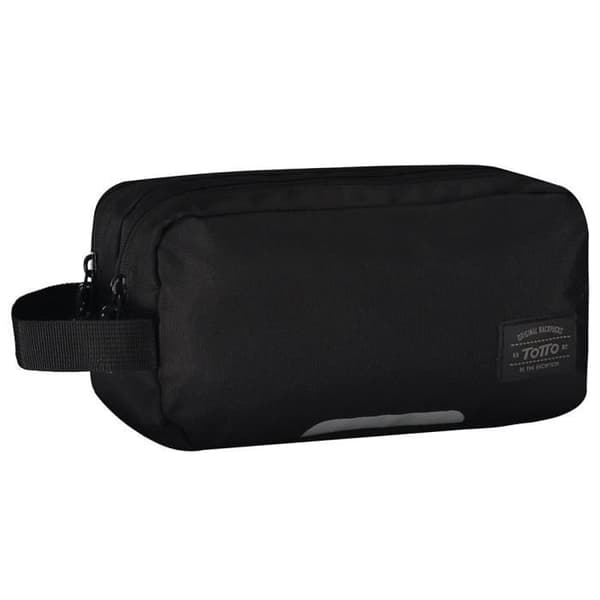 Totto Maraon Unisex Multifunktion Pennfodral för vuxna, svart, One Size