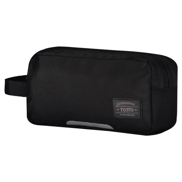 Totto Maraon Unisex Multifunktion Pennfodral för vuxna, svart, One Size