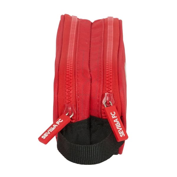 Dubbel bär-allt Sevilla Fútbol Club Svart Röd 21 x 8 x 6 cm