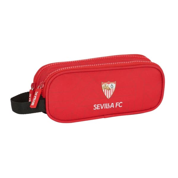 Dubbel bär-allt Sevilla Fútbol Club Svart Röd 21 x 8 x 6 cm