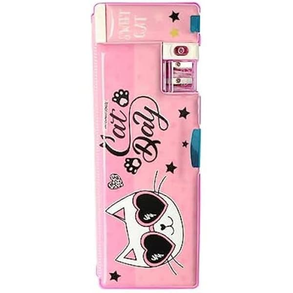 Skolpennfodral - INCA - Katt - Rosa - Hello Kitty - Barn - Syntet - Blandat - Studie