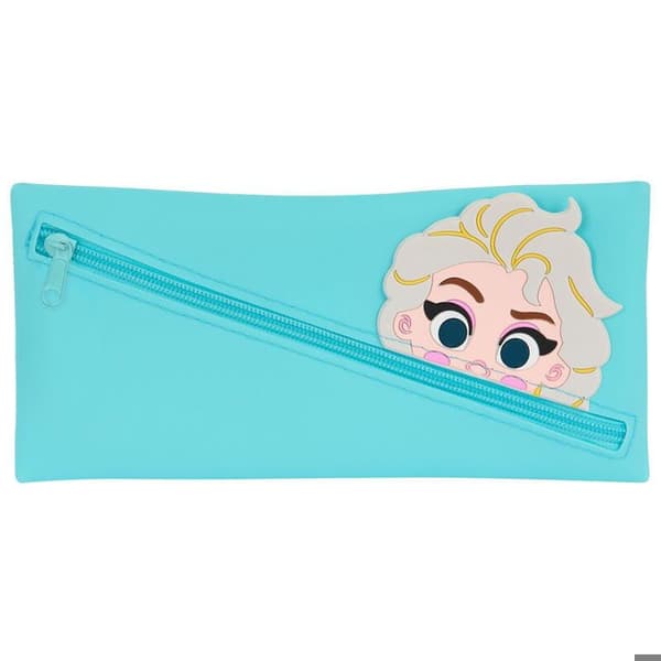 Siliconsläp - Safta - Disney Frozen - Elsa - Blå - Dragkedja