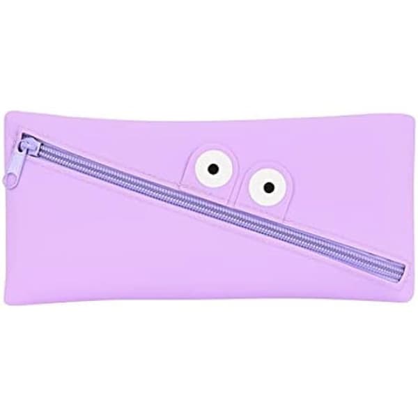 Trousse - SAFTA - Caritas - 22 x 11 cm - Färg Lila - Draperad