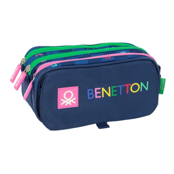 Vadsæk Benetton Damero Marineblå 21,5 x 10 x 8 cm