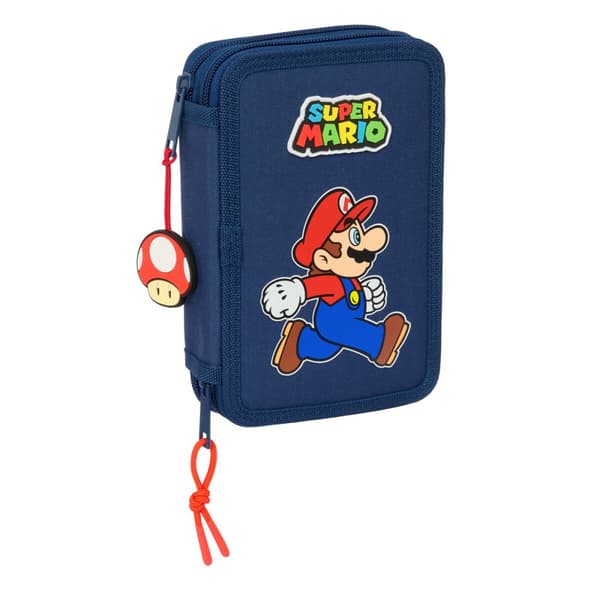 Pussukka Super Mario Trick Punainen Tummansininen 12.5 x 19.5 x 4 cm 29 Kappaletta