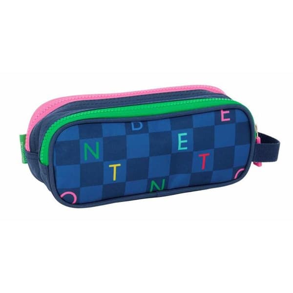 Dobbelt carry-all Benetton Damero 21 x 8 x 6 cm