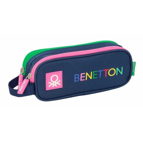 Dobbelt carry-all Benetton Damero 21 x 8 x 6 cm
