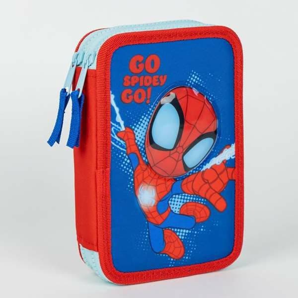 Penalhus Spidey Blå 12,5 x 19,5 x 4,5 cm