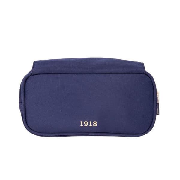 Trousse - MILAN - 1918 - 4 dragkedjor - marinblå - stor kapacitet