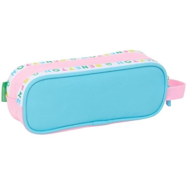 Trousse - Benetton - Unik - 21 CM - 2 Fack - Dragkedja
